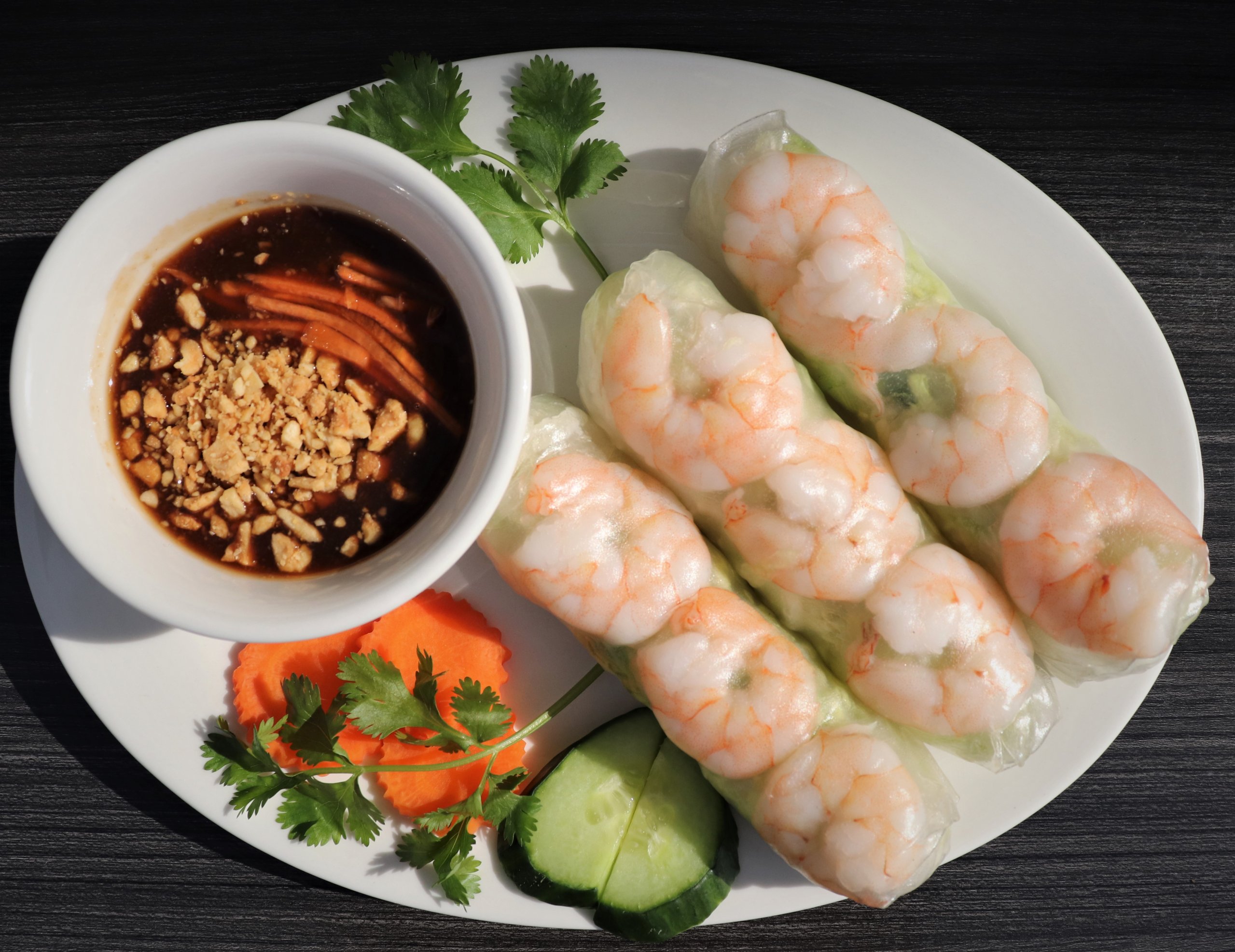 Order 31. Goi Cuon (2 Rolls) food online from Pho Hoan Pasteur store, Garden Grove on bringmethat.com