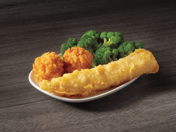Order Kid's Batter Dipped Fish Meal food online from Captain Ds Seafood Restaurants store, Charlotte on bringmethat.com