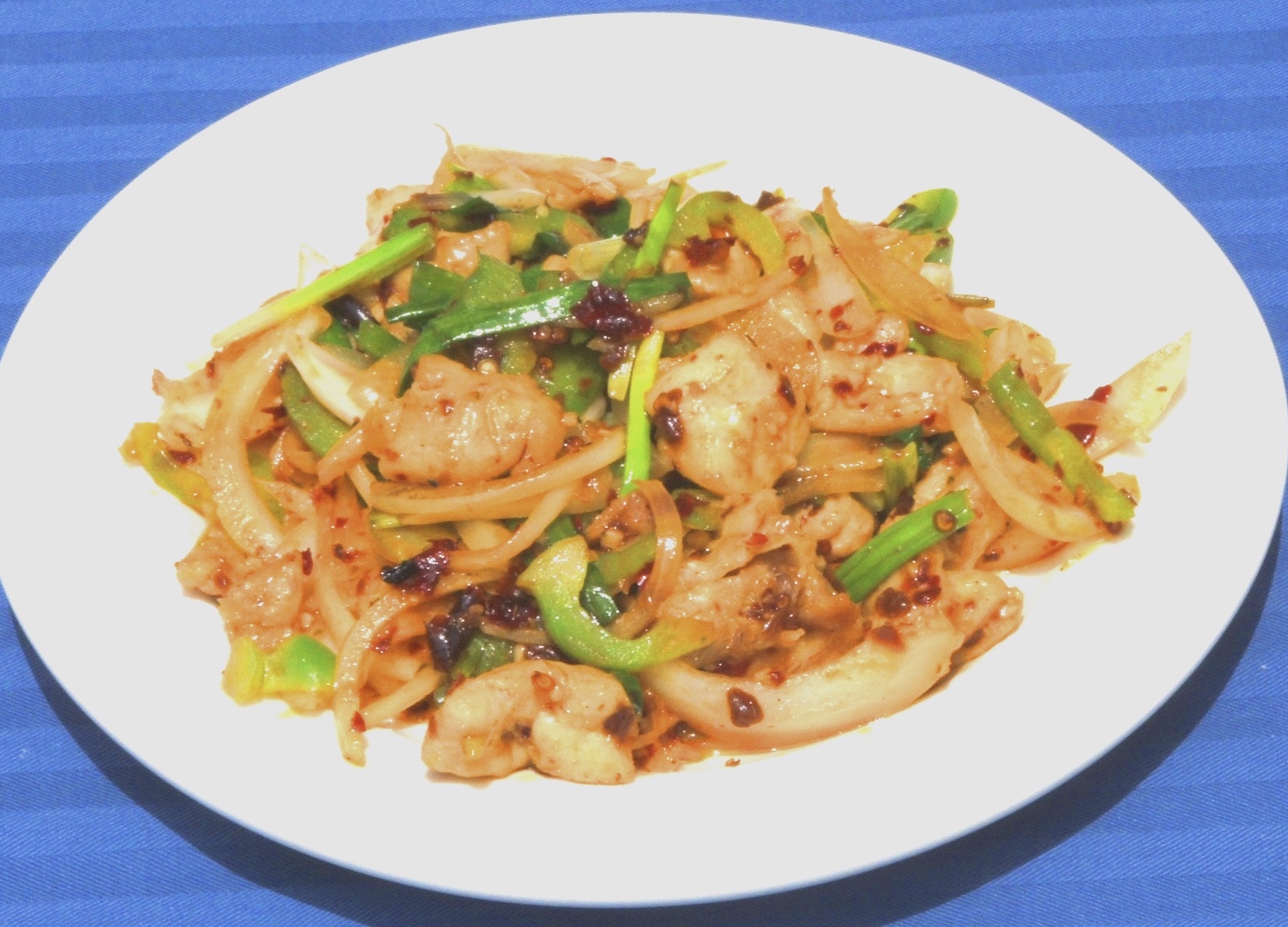 Order 1. Spicy Chicken food online from First Chinese Express store, Lemon Grove on bringmethat.com
