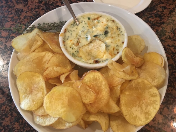 Order Spinach & Artichoke Dip food online from Marmalade Cafe store, Sherman Oaks on bringmethat.com