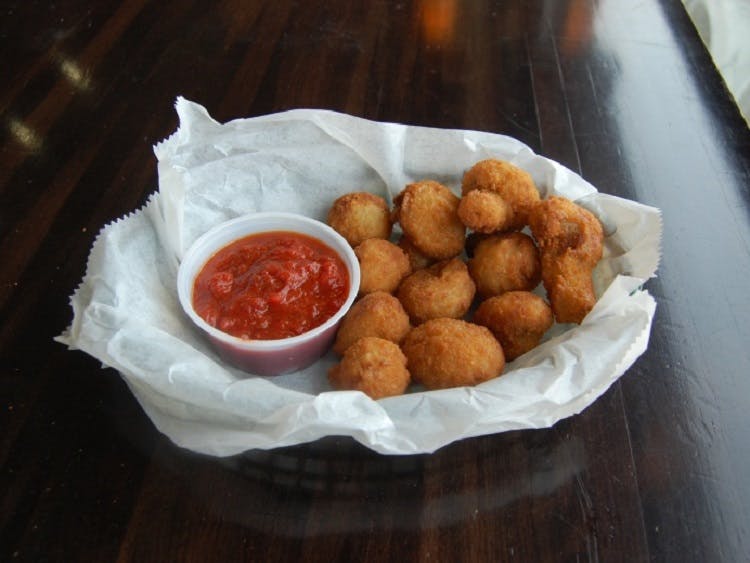 Order Fried Mushrooms - 8 oz. food online from Claymont Steak Shop store, Claymont on bringmethat.com