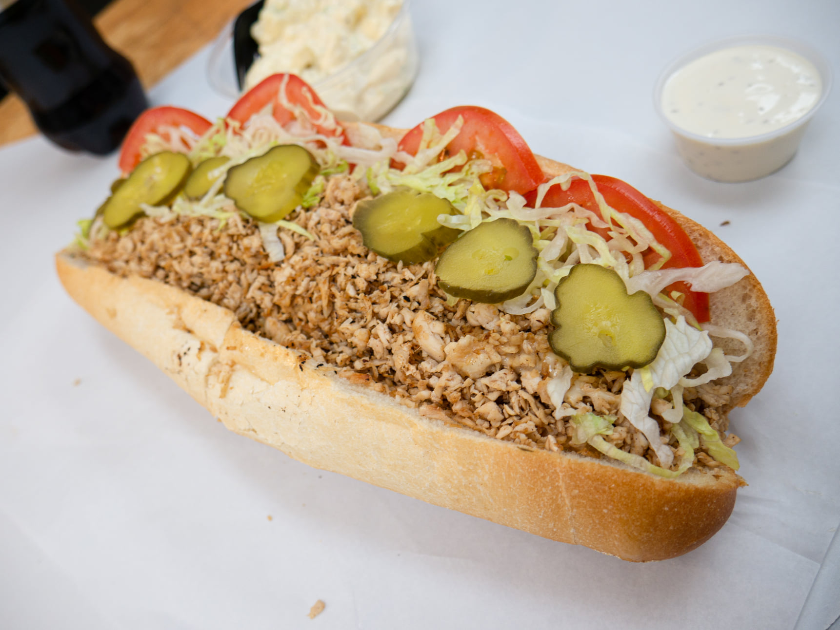 Order Chicken Cheesesteak Sandwich food online from Don Deli And Catering store, Boothwyn on bringmethat.com