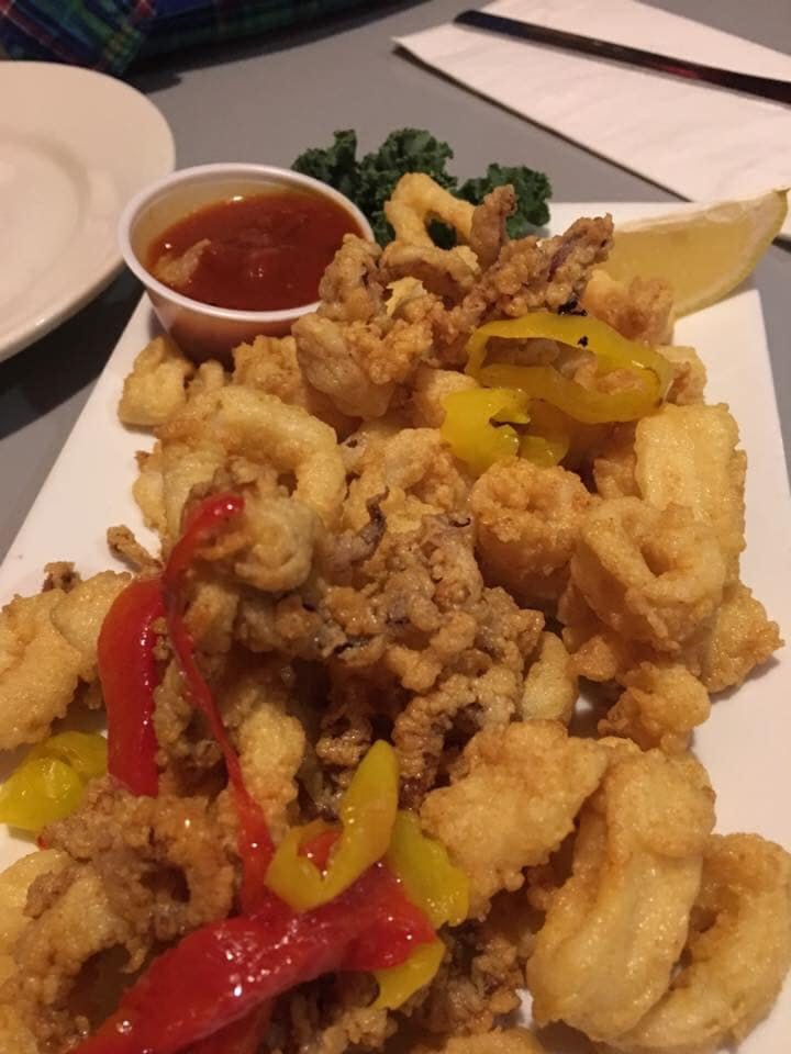Order Fried Calamari - Appetizers food online from Fat Cat Grill & Bar store, Norwich on bringmethat.com