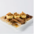 Order 1 Dozen Caramel Crunch Cheesecake Minis  food online from Masterpiece Desserts store, Houston on bringmethat.com