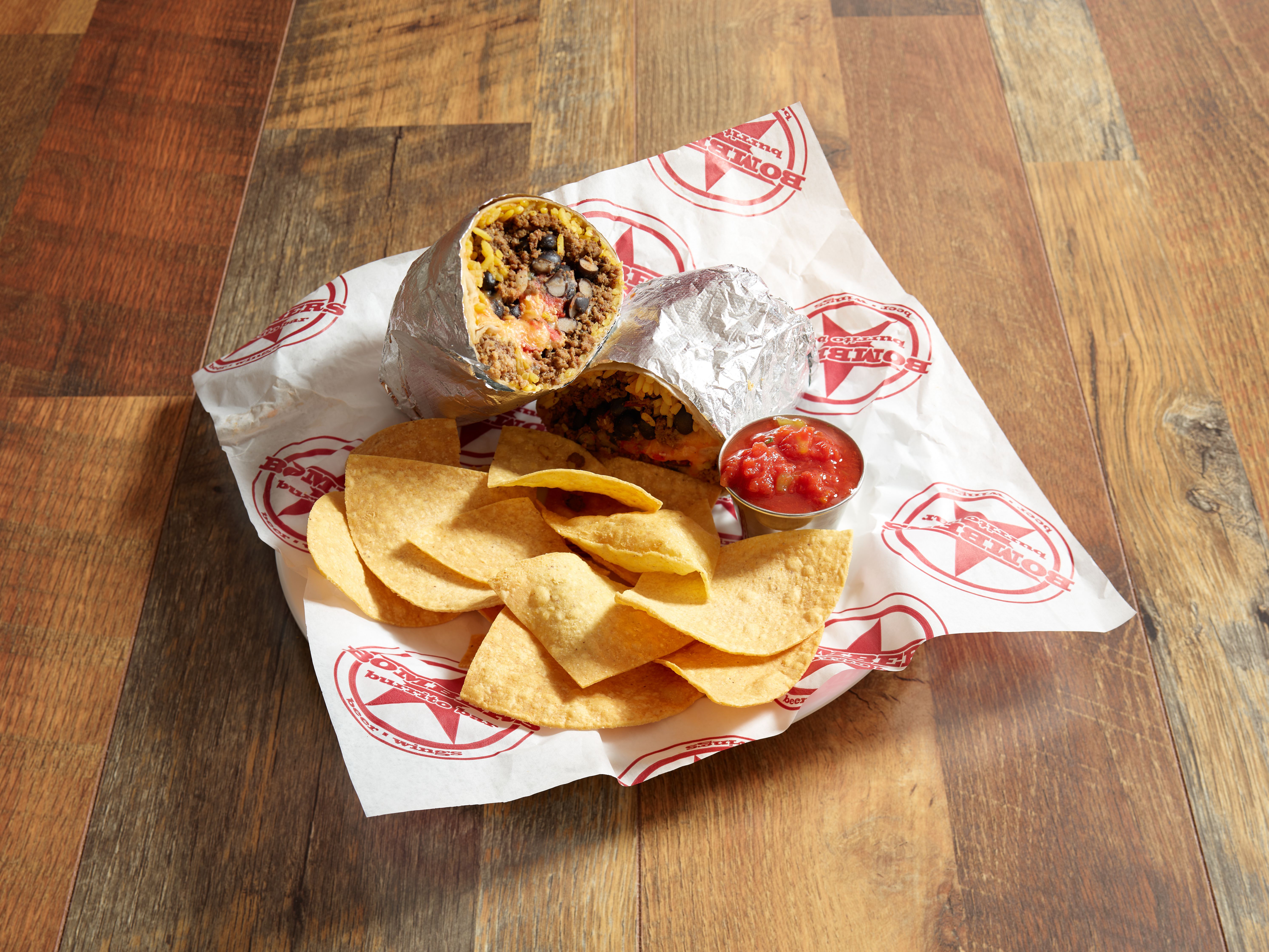 Order Tex-Mex Beef food online from Bombers Burrito Bar store, Schenectady on bringmethat.com