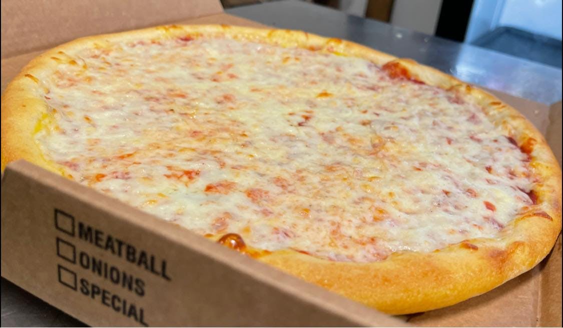 Order Four Cheese Pizza - Small 10" food online from Twins Pizza store, Dublin on bringmethat.com