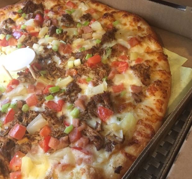 Order The Street Taco Pizza food online from Blackstone Pizza store, San Marcos on bringmethat.com