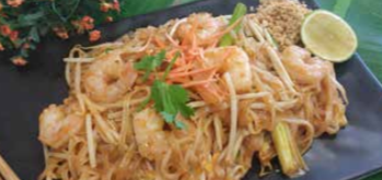 Order 1. Pad Thai Noodles food online from Wood Cafe Thai Cuisine store, Covina on bringmethat.com