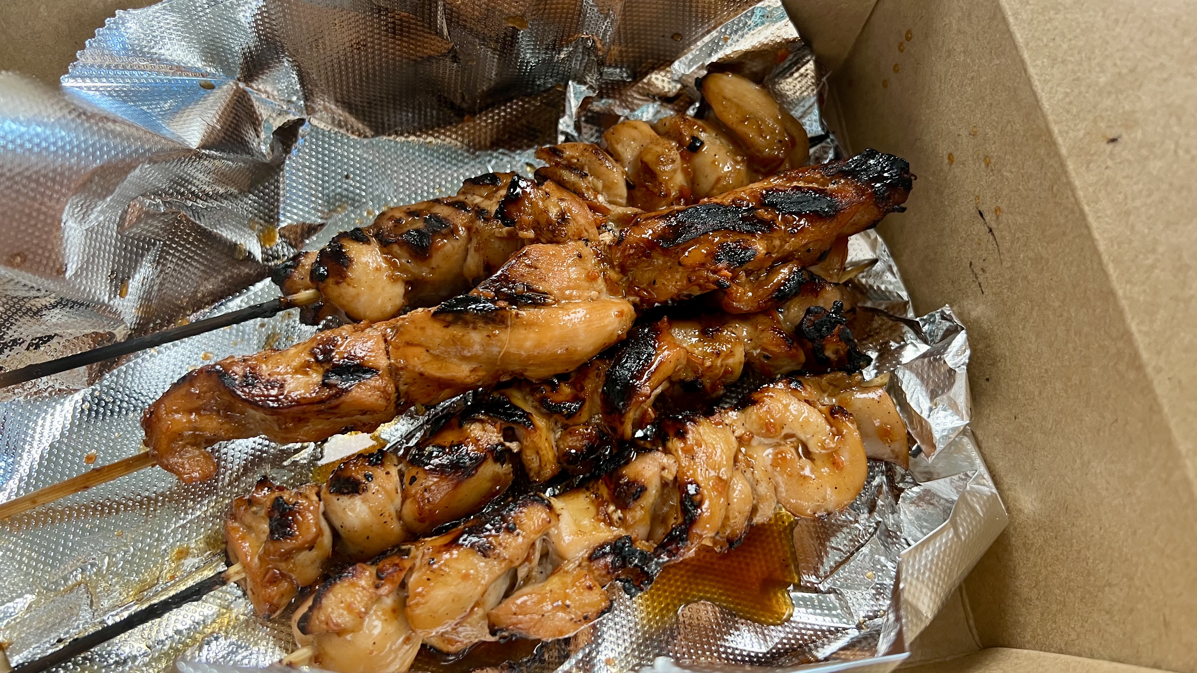 Order BBQ Chicken Skewer food online from East Deli store, Woodway on bringmethat.com