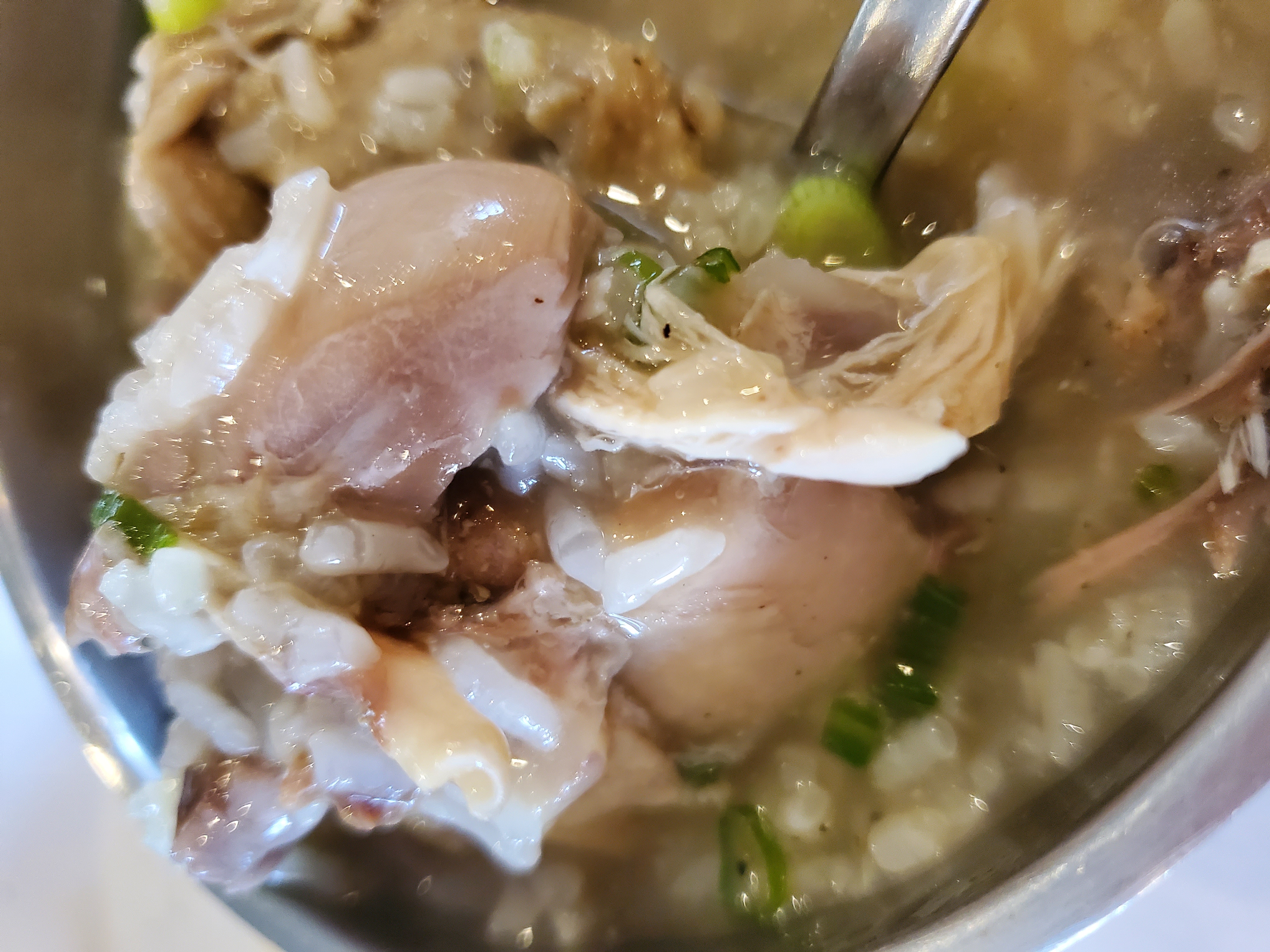 Order 21.Chicken Soup w Abalone(한방전복백숙) food online from Daom Korean Restaurant store, Buena Park on bringmethat.com