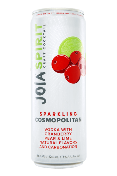 Order Joia Spirit Sparkling Cosmopolitan 4 Can 12.0 Oz. food online from Friends Snacks store, San Francisco on bringmethat.com