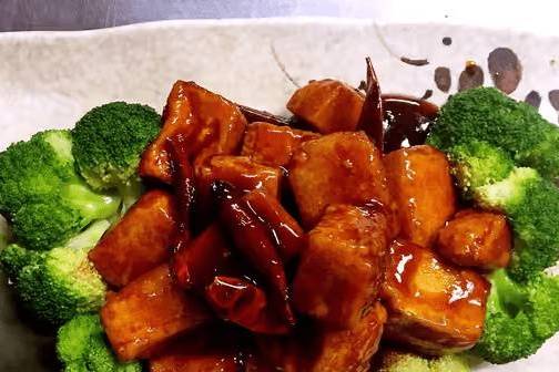 Order General Tso's Bean Curd food online from Hunan Cottage store, Plainview on bringmethat.com