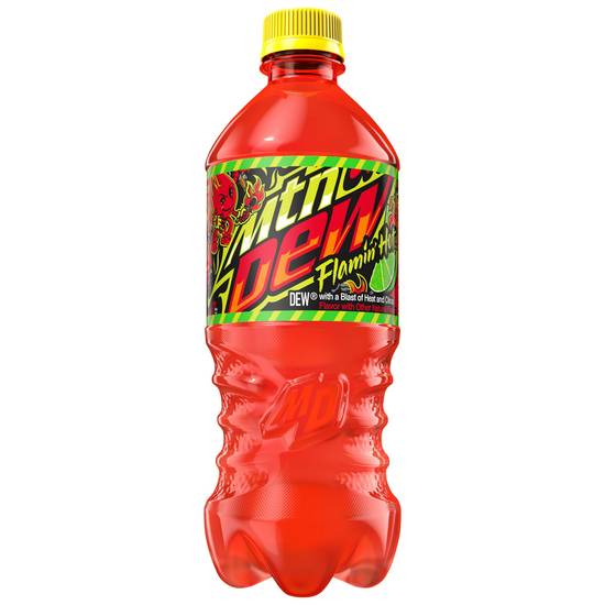 Order Mountain Dew Flamin' Hot Bottle food online from Exxon Food Mart store, Port Huron on bringmethat.com
