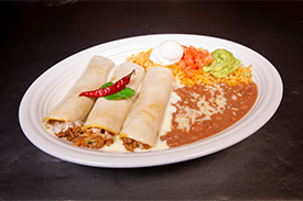Order Enchiladas de Cerdo food online from La Parrilla Mexican Restaurant store, Acworth on bringmethat.com