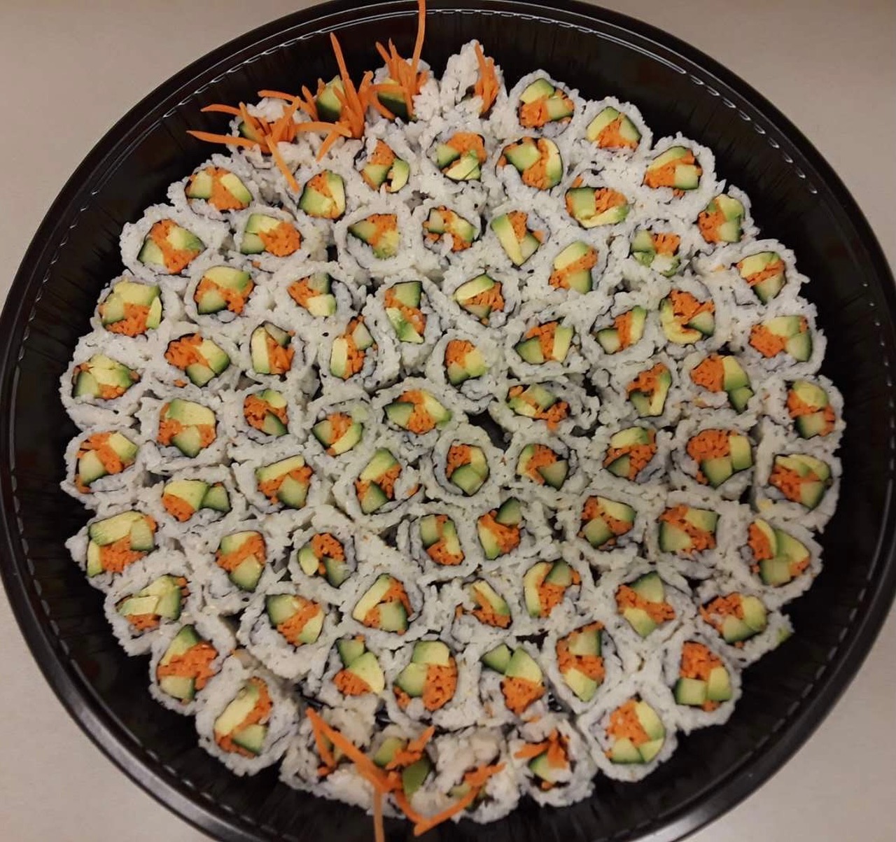 Order 88 Piece Veggie Sushi Platter  food online from A Plus Sushi store, Malvern on bringmethat.com