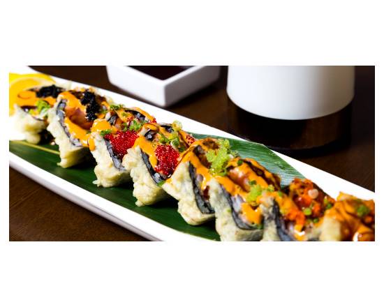 Order R33. Volcano Roll food online from My Sushi Japanese Restaurant store, Middle Village on bringmethat.com