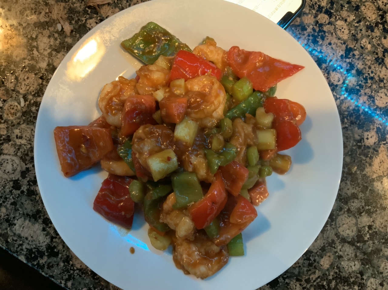 Order Kung pao shrimp  food online from Moongate Asian Grill store, Denver on bringmethat.com