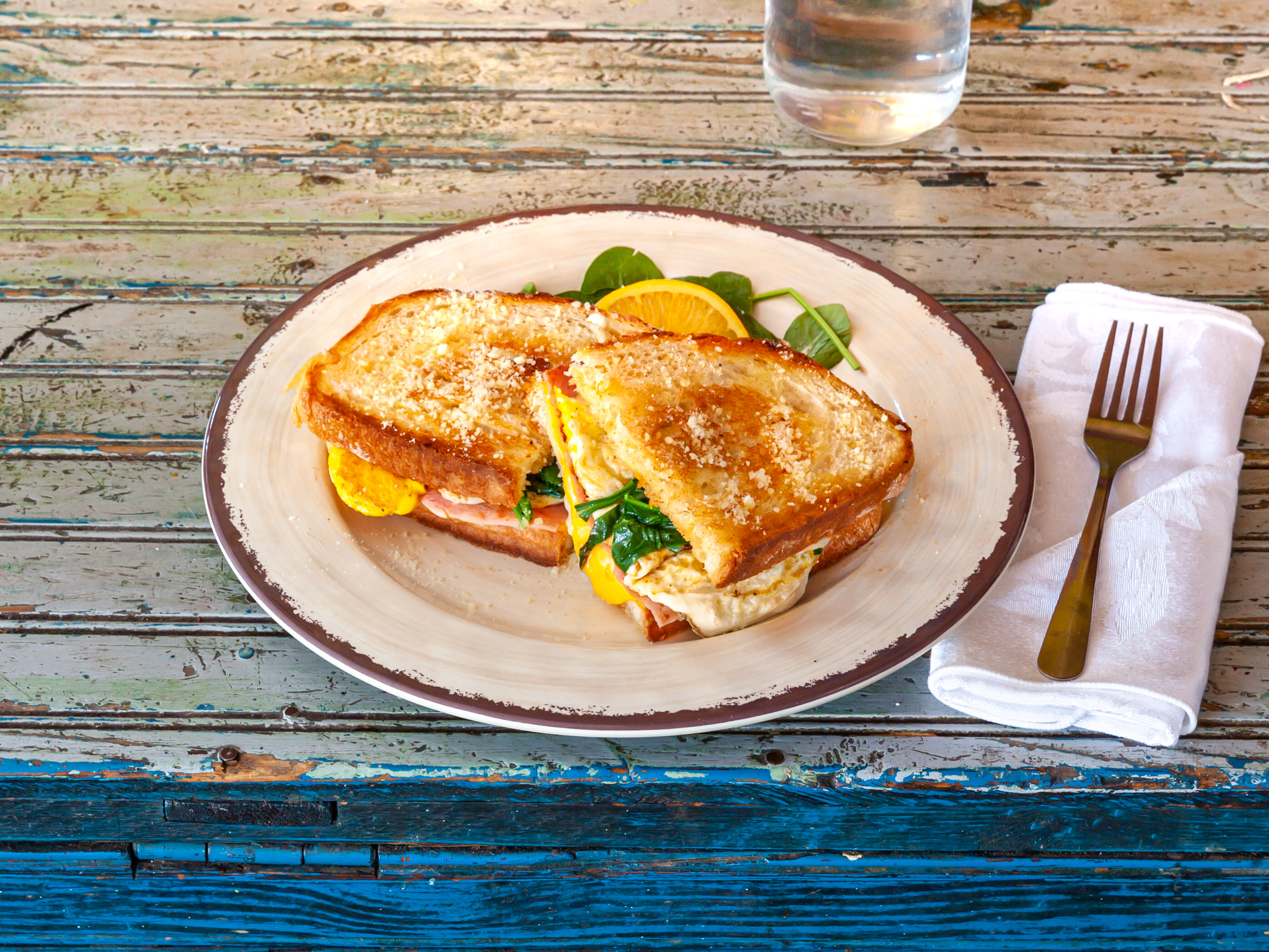 Order Breakfast Grilled Cheese food online from Sip Coffee House & Artisan Cafe store, Crown Point on bringmethat.com