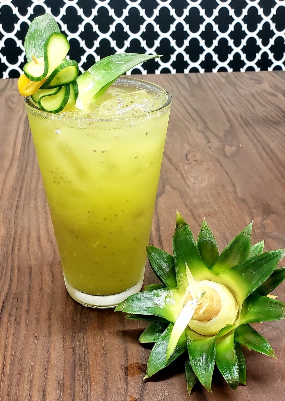 Order Chia Pineapple cucumber  Lemonade  food online from Dulce De Leche Cafe store, Chicago on bringmethat.com
