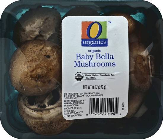 Order O Organics · Organic Baby Bella Mushrooms (8 oz) food online from Jewel-Osco store, Antioch on bringmethat.com