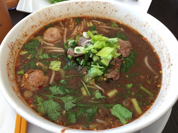 Order 72. Thai Boat Noodle Soup food online from Nine and Nine store, Pasadena on bringmethat.com