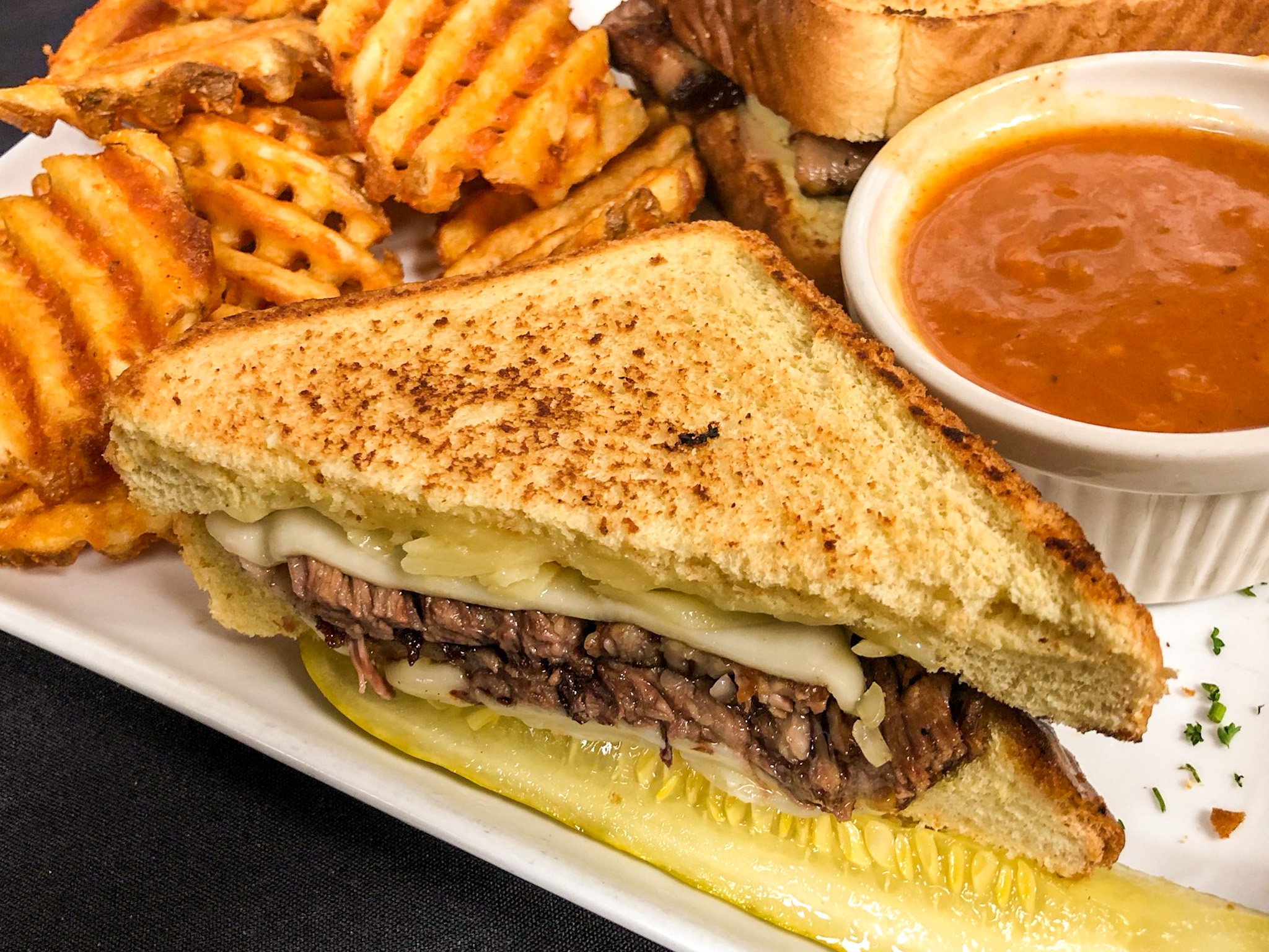 Order Brisket Grilled Cheese food online from Vaughan's Pub store, Chicago on bringmethat.com