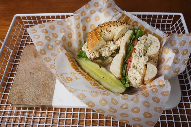 Order Regular Tuna Salad Sandwich food online from Barry Bagels store, Toledo on bringmethat.com