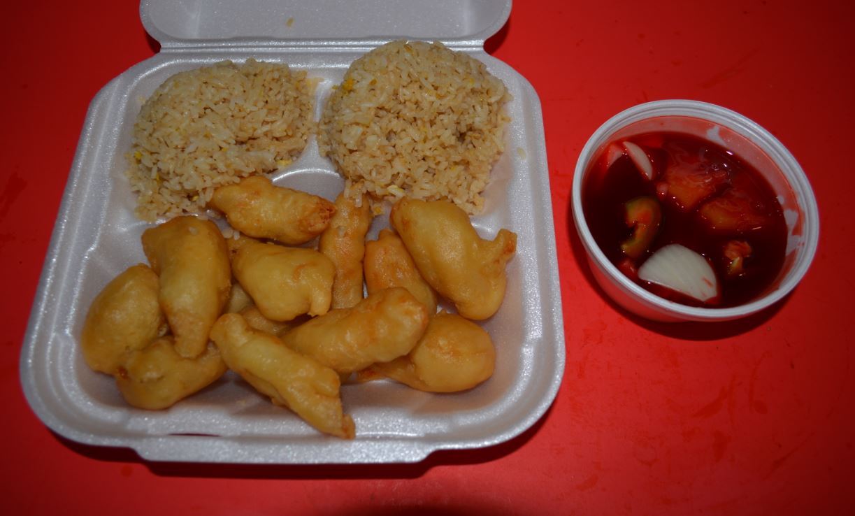 Order L1. Sweet and Sour Chicken Lunch food online from Canton Express store, Plano on bringmethat.com
