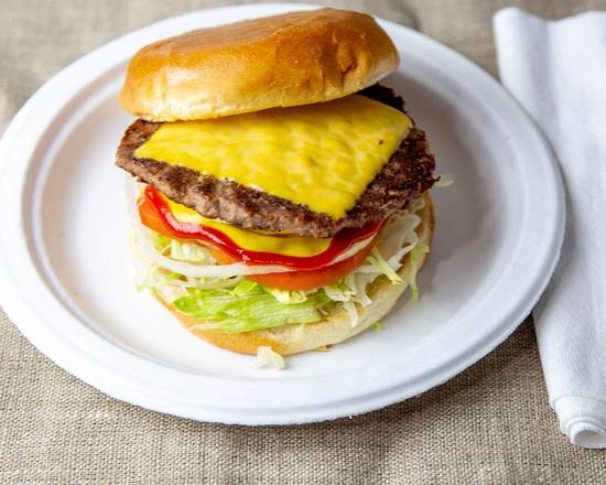 Order Cheeseburger  殺 food online from Petey's Restaurant store, Chicago on bringmethat.com