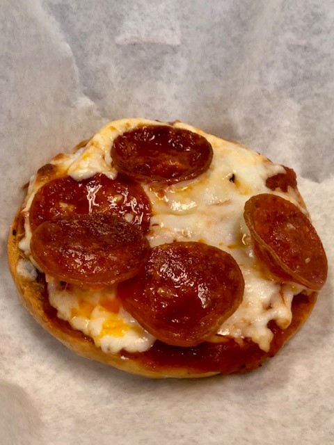 Order Cheese Bagel Pizza food online from Bagel Gourmet store, Phoenix on bringmethat.com