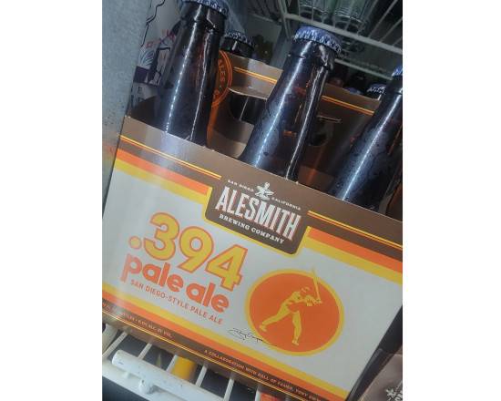 Order Ale Smith  394 Pale ale (6 pk. bottles) food online from Hub Market & Deli store, San Diego on bringmethat.com