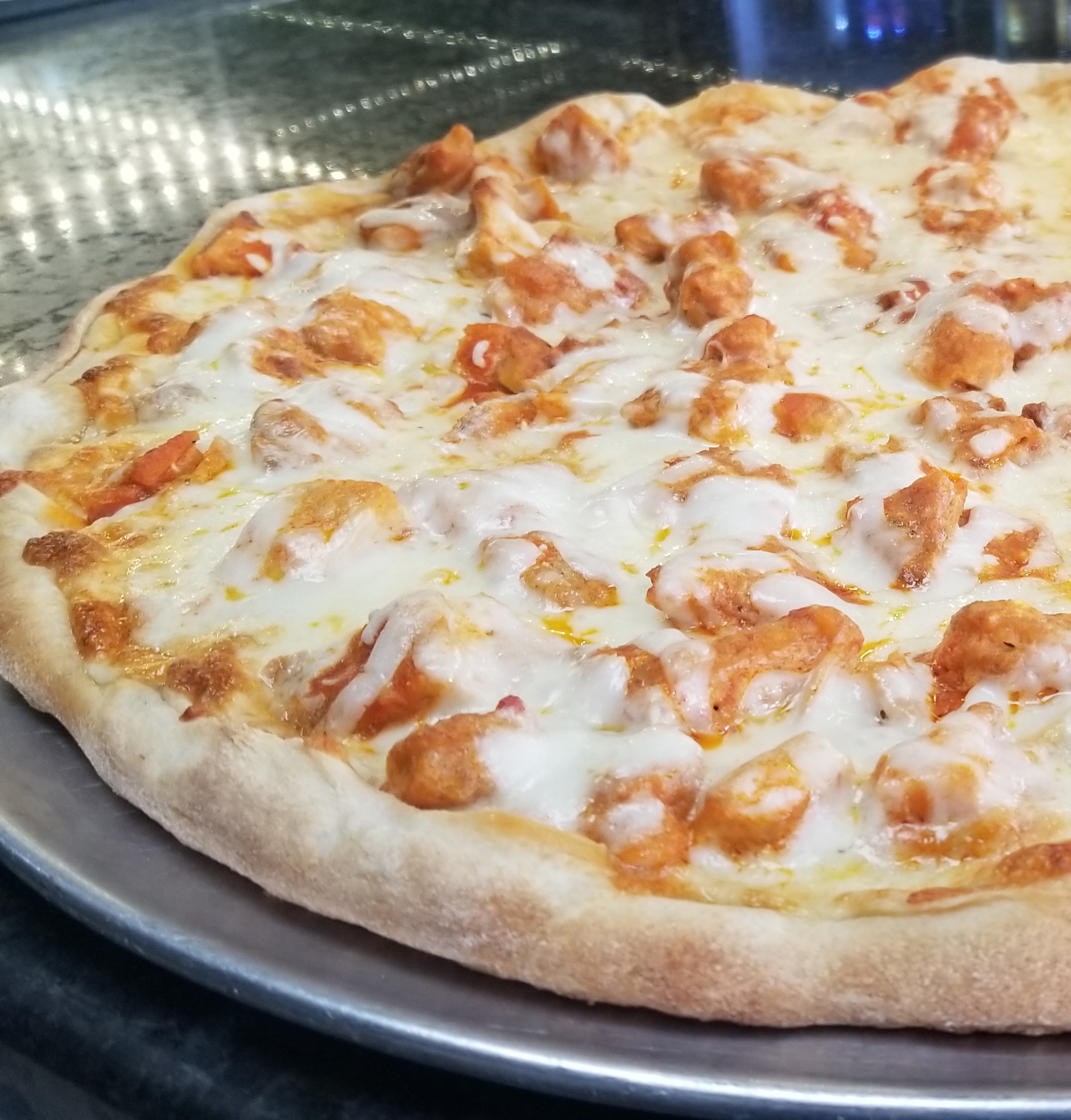 Order Buffalo Chicken with Ranch Pizza food online from Gino's Pizzeria & Restaurant store, Astoria on bringmethat.com