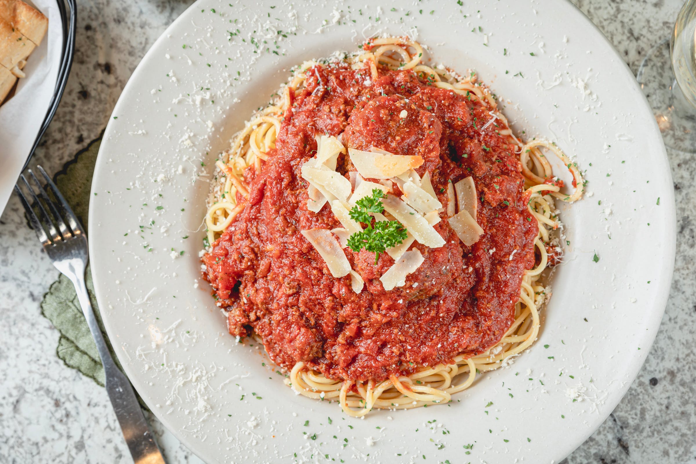 Order Spaghetti - Pasta food online from Mario Pizza & Pasta store, Seabrook on bringmethat.com