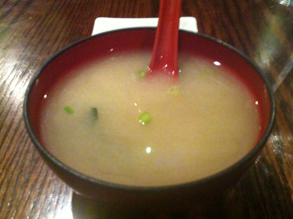 Order Miso Soup food online from Soho Sushi store, New York on bringmethat.com