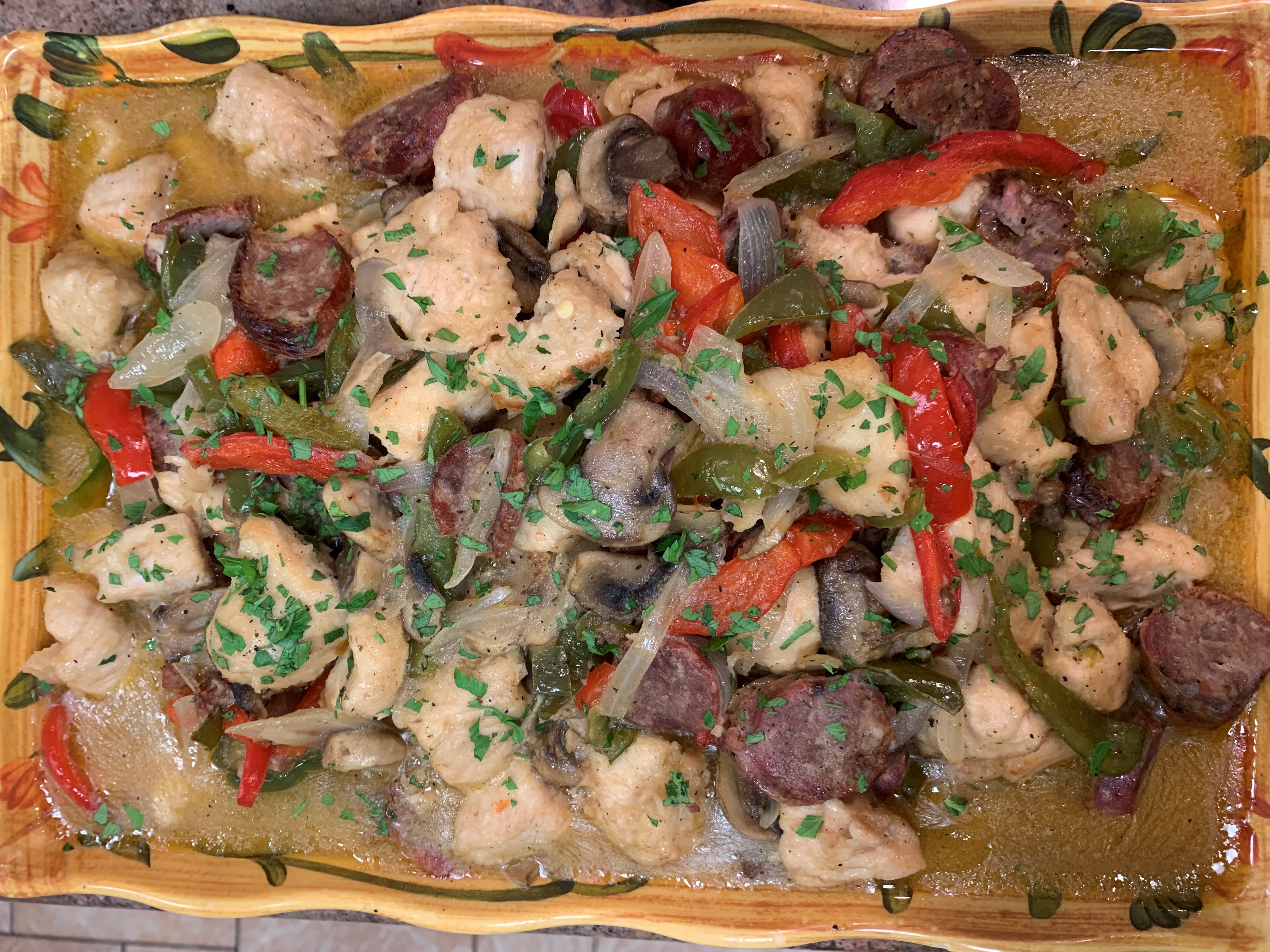 Order Chicken Giambotta food online from Benvenuti Italian Specialties & Catering store, Garwood on bringmethat.com