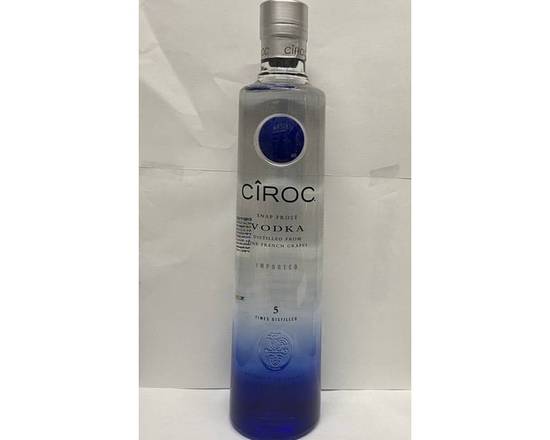 Order Ciroc, 750mL vodka (40.0% ABV) food online from South Liquor store, Long Beach on bringmethat.com