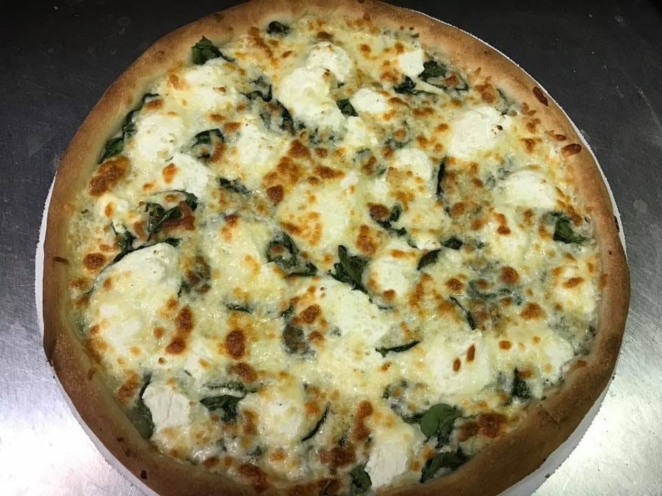 Order White Pizza - Small 10'' food online from ABC Trattoria & Pizza store, Cromwell on bringmethat.com