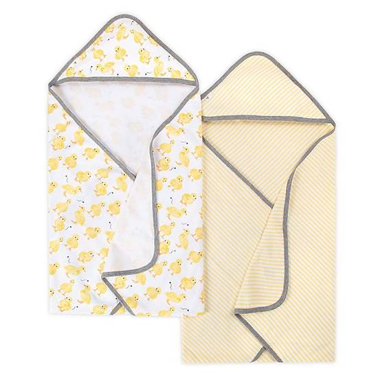 Order Burt's Bees Baby® 2-Pack Organic Cotton Hooded Towels in Sun food online from buybuy BABY store, Fresno on bringmethat.com