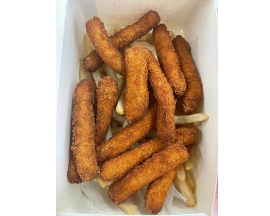 Order Chicken Strips (15 pcs) with Fries and Salad food online from Kennedy Fried Chicken store, Monticello on bringmethat.com