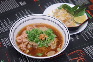 Order 43. Pho (Rice Noodle Soup) food online from Miko Thai Kitchen store, Hudson on bringmethat.com