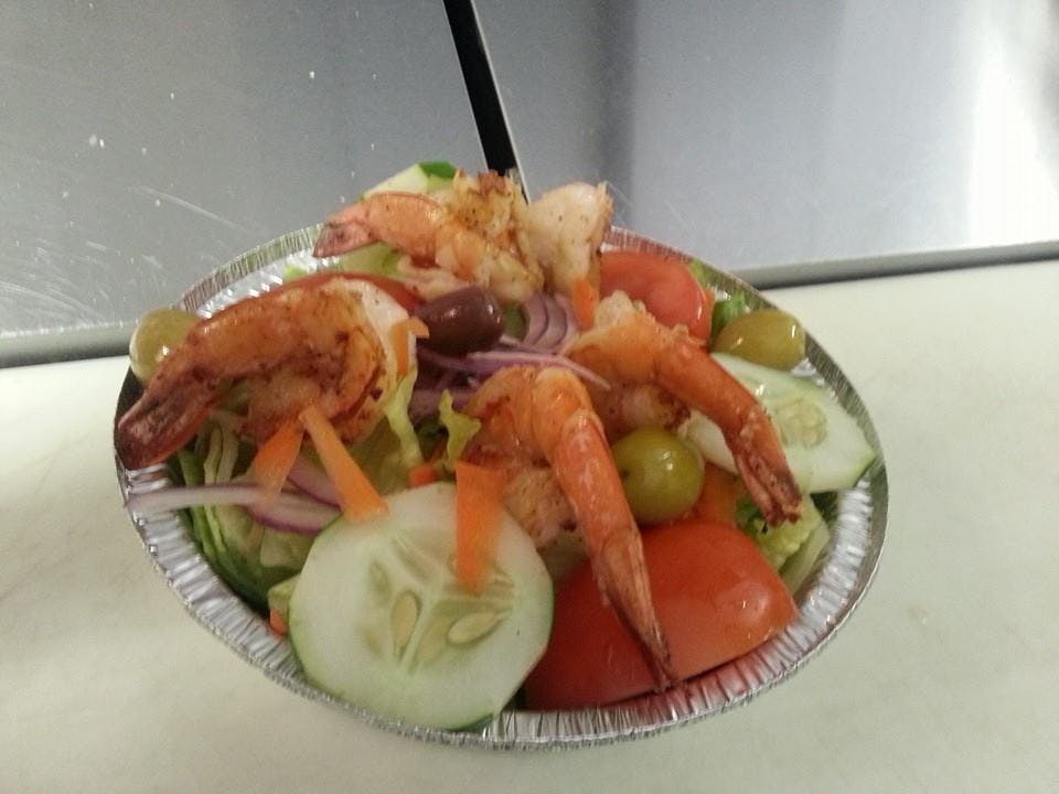 Order Shrimp Salad - Small food online from La Vera Pizza No 2 store, Levittown on bringmethat.com