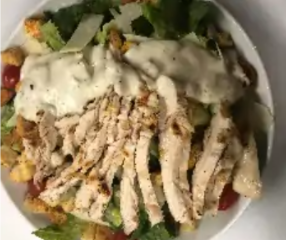 Order Caesar Salad food online from White Cottage Pizzeria store, Wood Dale on bringmethat.com