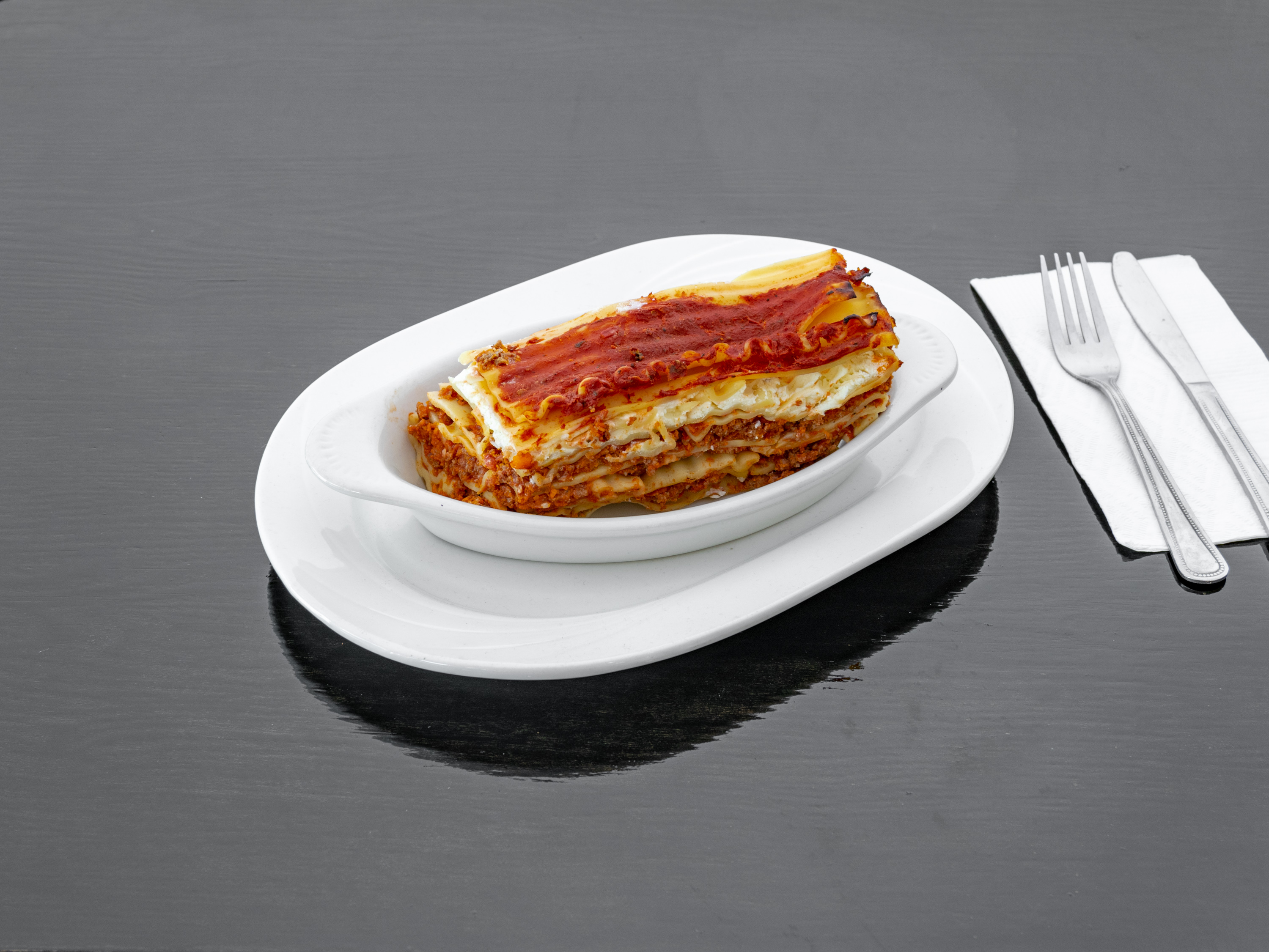 Order Baked Lasagna food online from Don's Diner store, Irvington on bringmethat.com