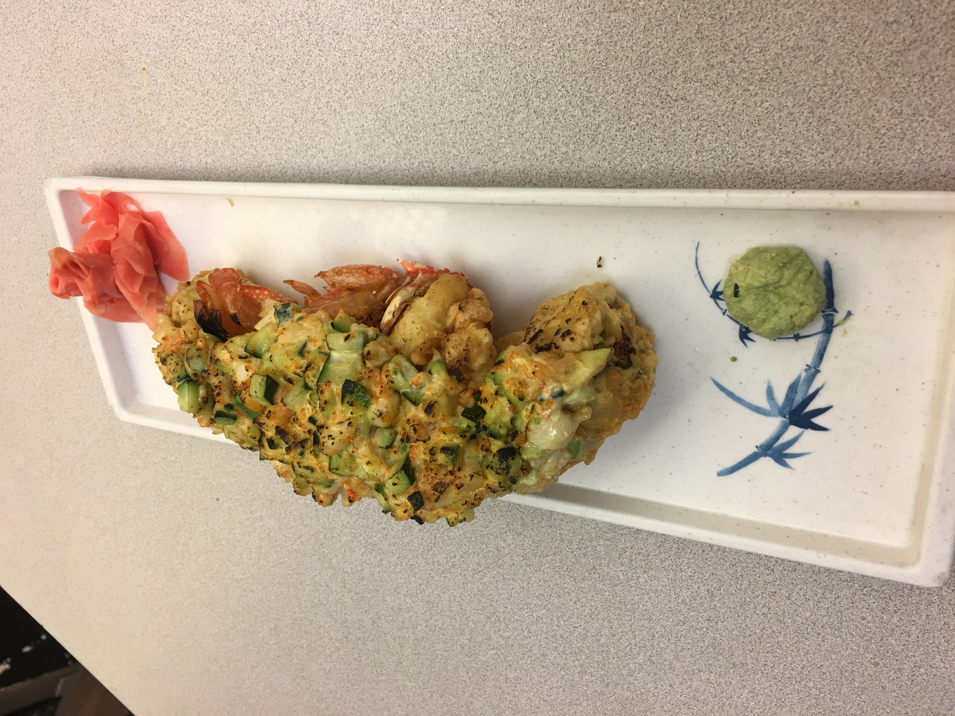 Order C5. Lobster Volcano Roll food online from Lil' Bowl store, Manassas on bringmethat.com