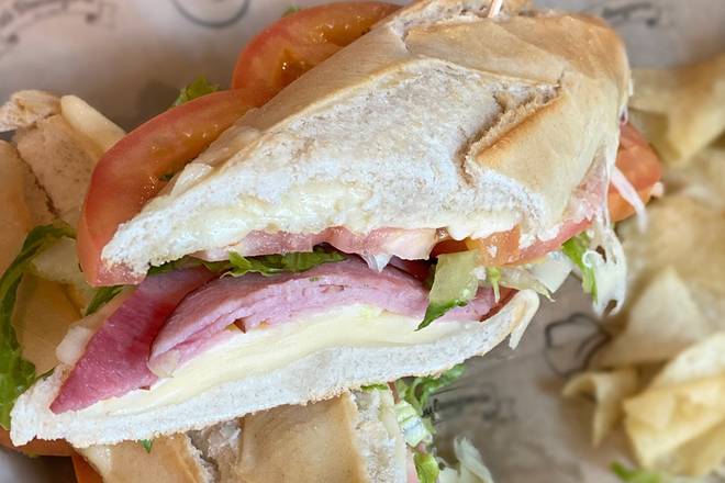 Order Ham & Cheese Combo Sandwich food online from La Boulangerie Boul'Mich store, Key Biscayne on bringmethat.com
