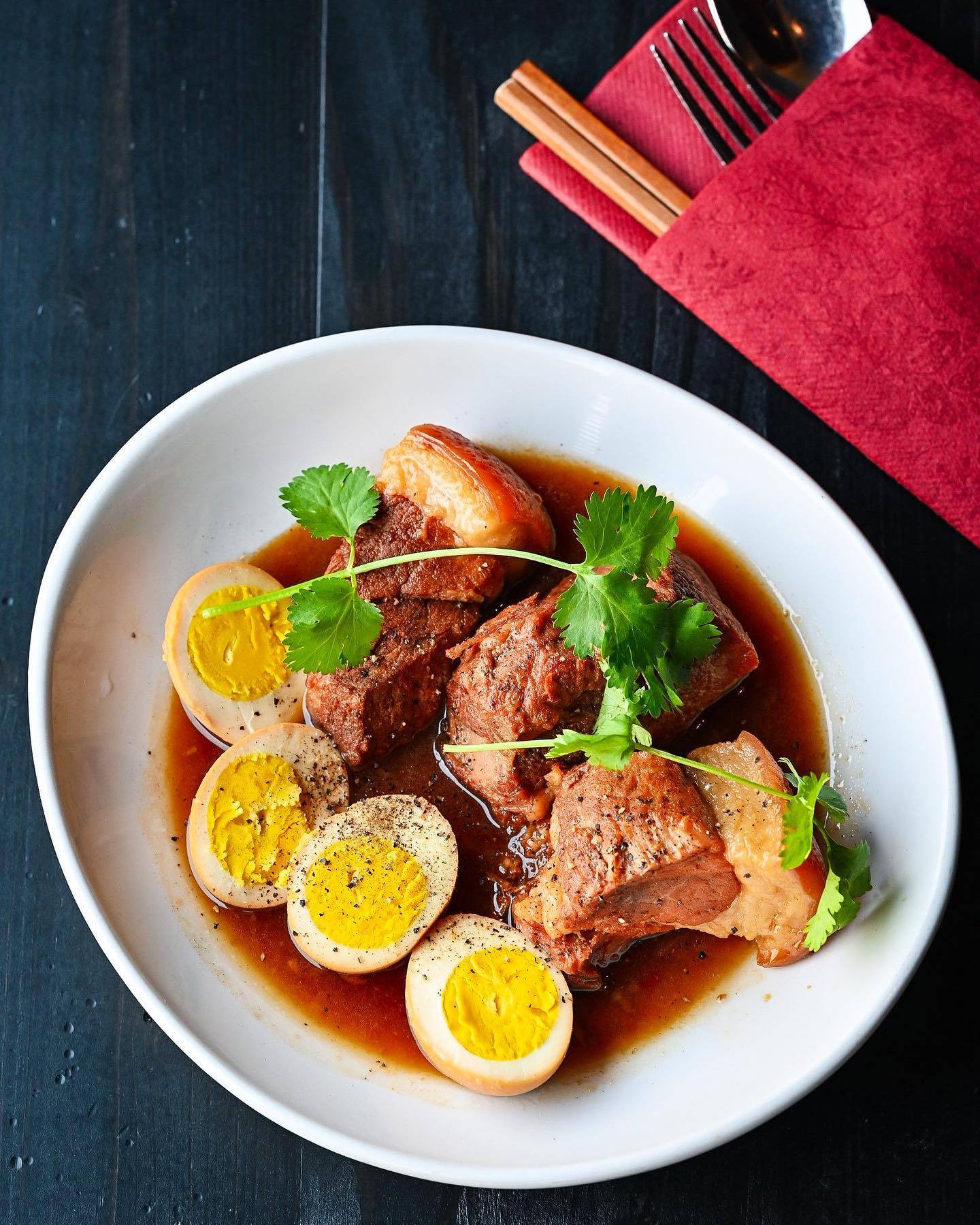 Order Braised Pork With Hard Boiled Eggs food online from Brodard Chateau store, Garden Grove on bringmethat.com