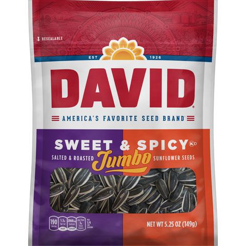 Order David Jumbo Sweet & Spicy Sunflower Seeds 5.25oz food online from 7-Eleven store, El Dorado Hills on bringmethat.com