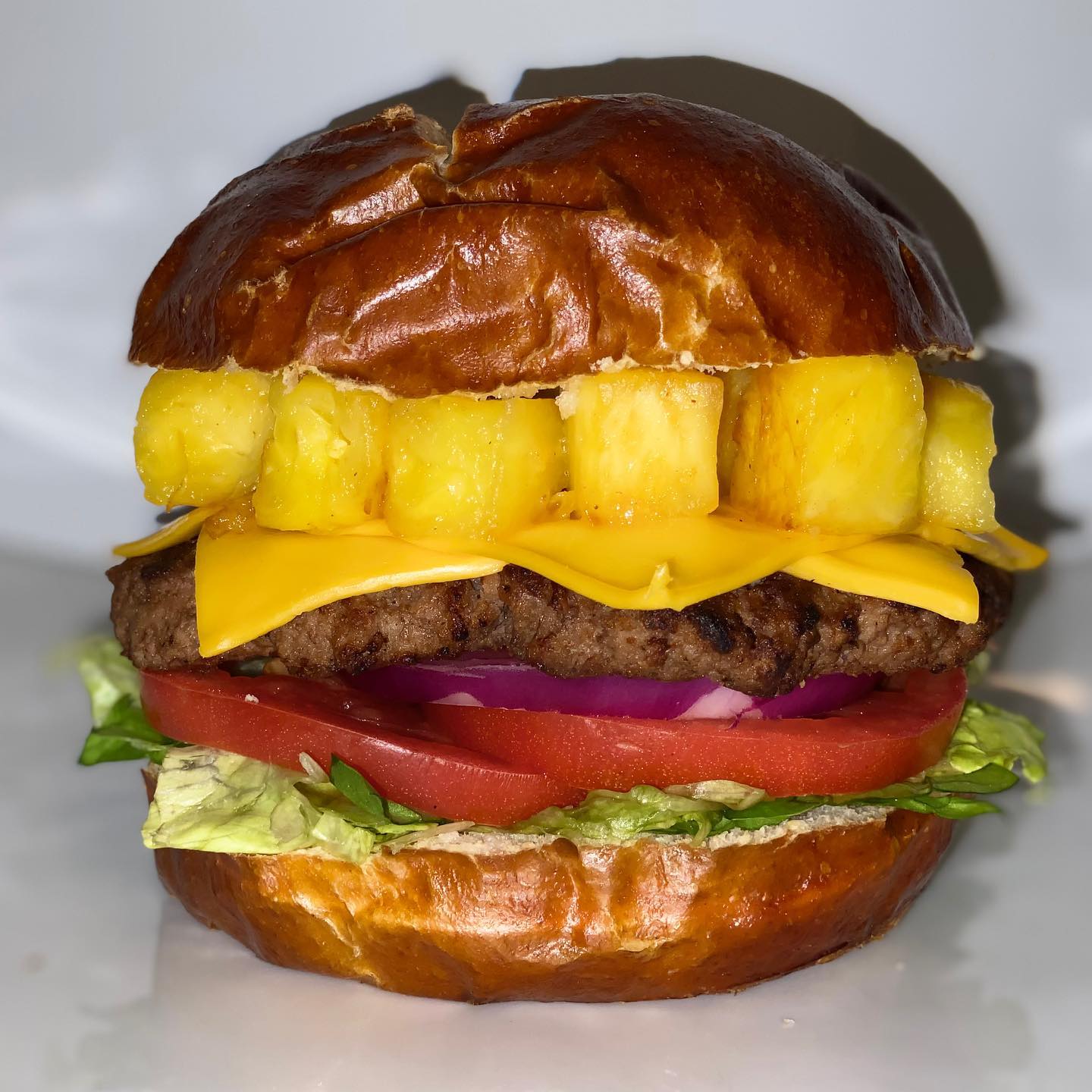 Order Hawaiian Burger food online from Pineapple Xpressed Cafe store, McHenry on bringmethat.com