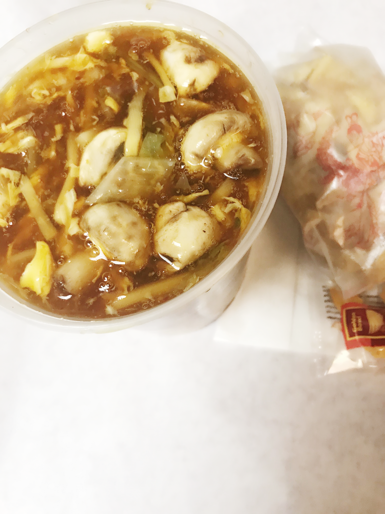 Order 23. Hot and Sour Soup food online from China Cafe store, Greensboro on bringmethat.com
