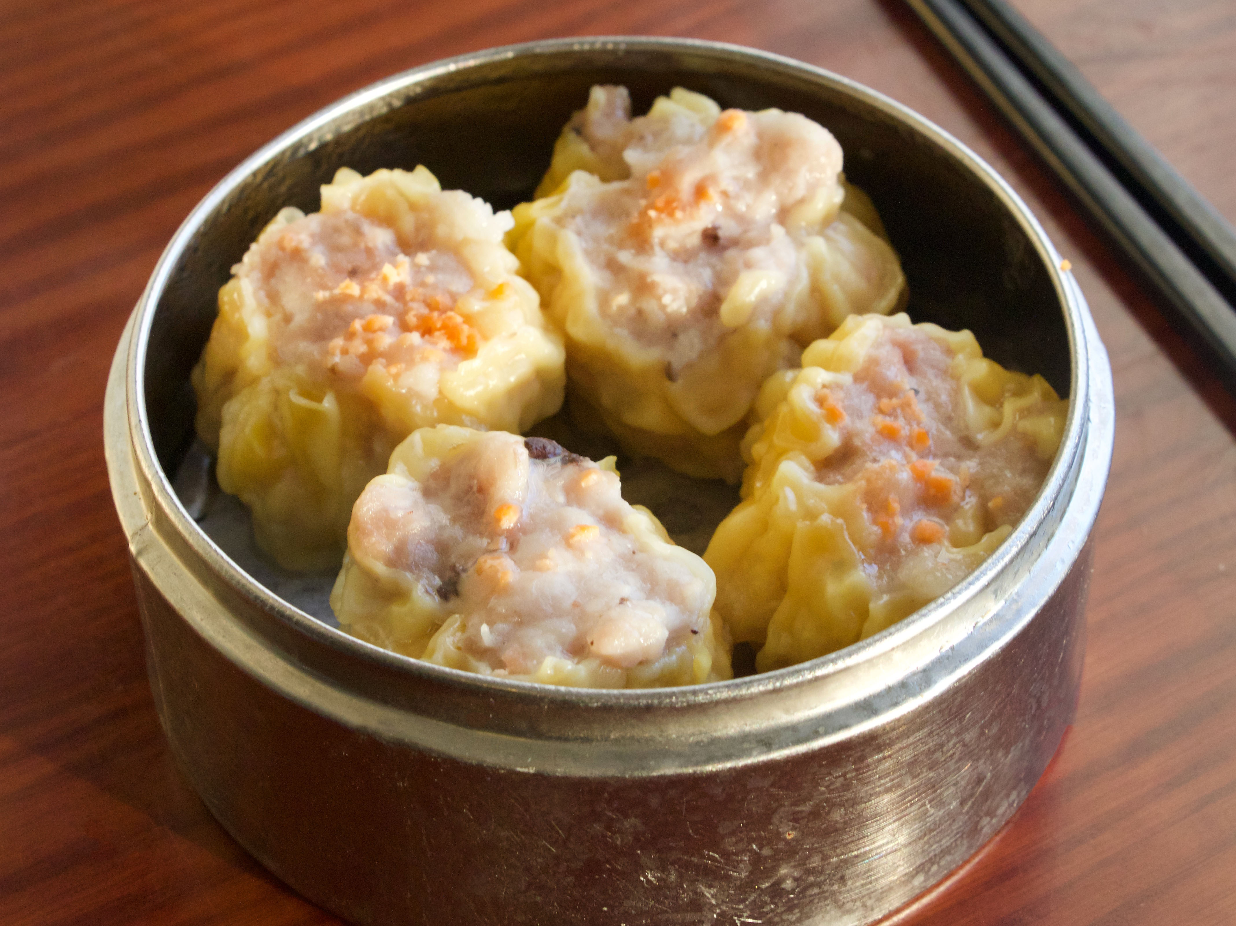 Order Steamed Pork Dumpling food online from Wong Gee store, Silver Spring on bringmethat.com